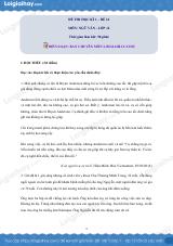 Đề số 14 - Đề kiểm tra học kì 1 - Ngữ văn 12